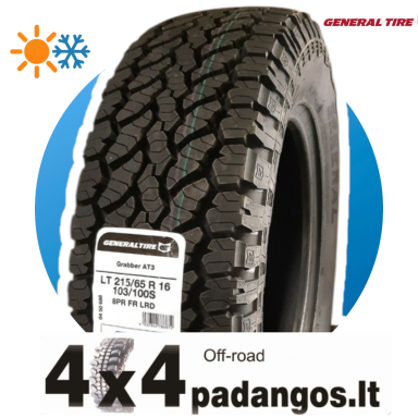 235/55R18 GENERAL GRABBER AT3 104H XL FR DDB72 3PMSF M+S