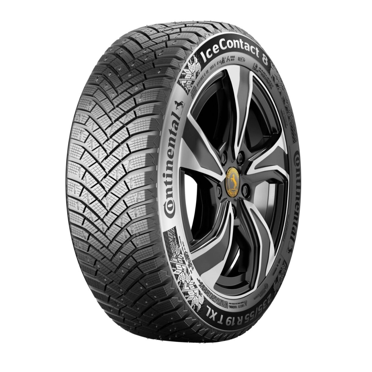 245/50R19 CONTINENTAL ICECONTACT 8 105T XL FR Studded 3PMSF M+S 245/50R19 CONTINENTAL ICECONTACT 8 105T XL FR Studded 3PMSF M+S