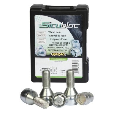 AEZ Security Bolts Sicubloc M14x1.5x31 60° (ZAN430)