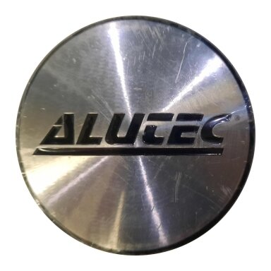 Alutec Wheel Cap 56mm Silver with Black lettering N25 9N25ALUTEC-SW