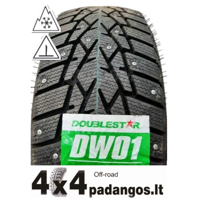 DOUBLE STAR 265/60R18 110Q DW01 studded 3PMSF 1 DOUBLE STAR 265/60R18 110Q DW01 studded 3PMSF 1
