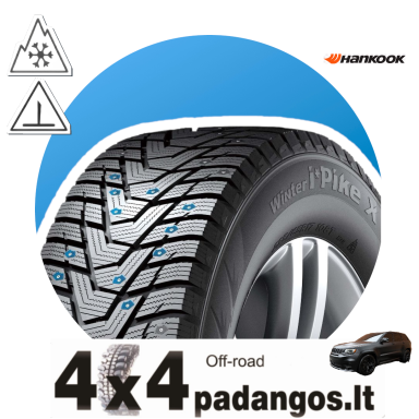 Hankook 235/60R17 106T W429A WiNter i*Pike X XL 3PMSF Hankook 235/60R17 106T W429A WiNter i*Pike X XL 3PMSF