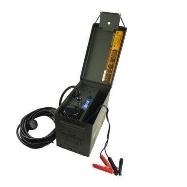 Kompresorius 150 psi, 12 V, 150 l/min. - karinio tipo
