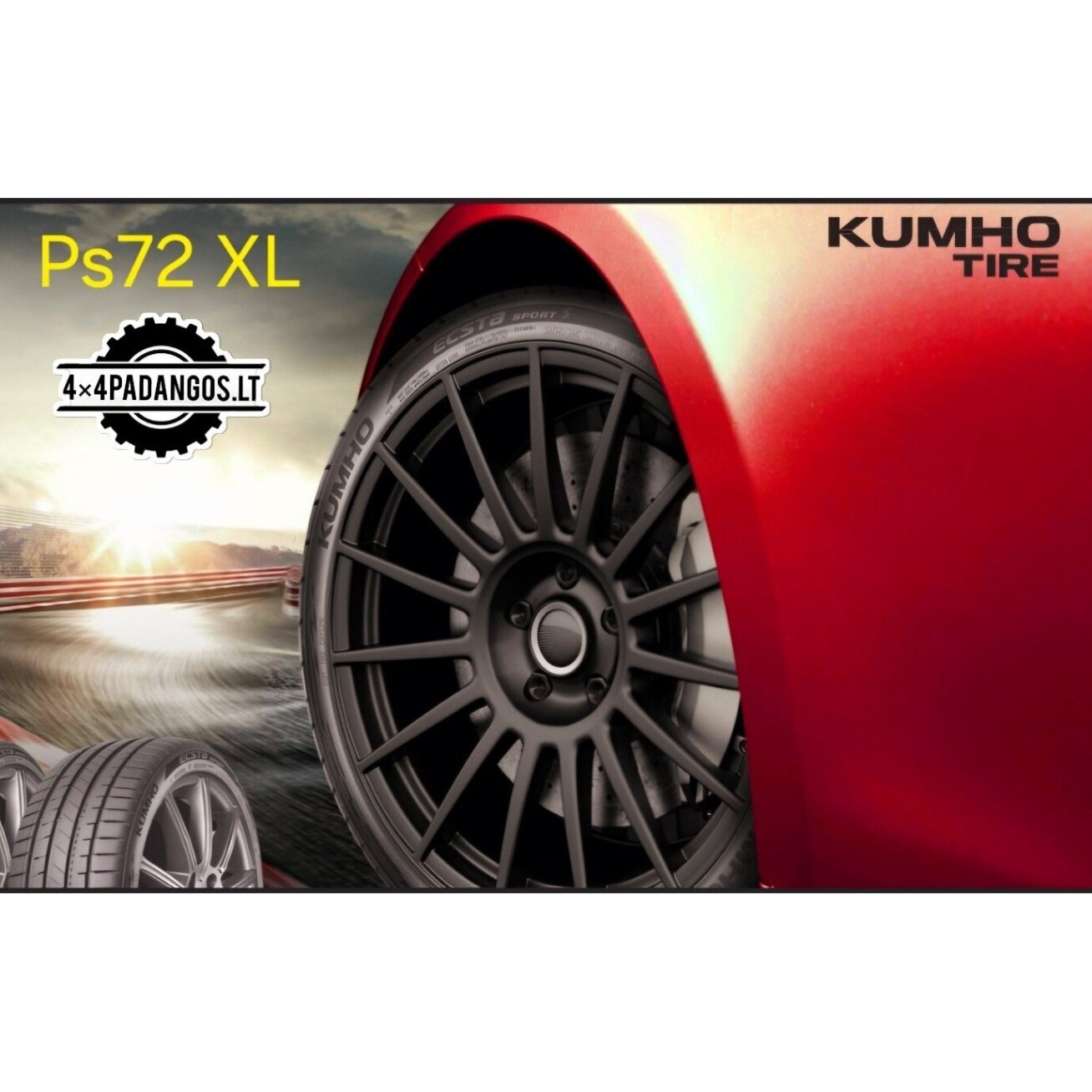 Kumho 285/30R22 101Y PS72 XL 3 Kumho 285/30R22 101Y PS72 XL 3