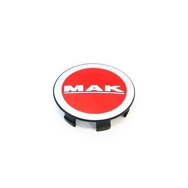 MAK Wheel Cap 8010002589 C072 58mm Red (Equivalent to Jaguar OE Cap)