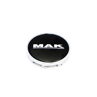 MAK Wheel Cap 8010008550 C070 61mm Black (Equivalent to Audi OE Cap)