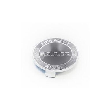 MAK Wheel Cap 8010008650 C084 75mm Gun Metal (Equivalent to Mercedes OE Cap)