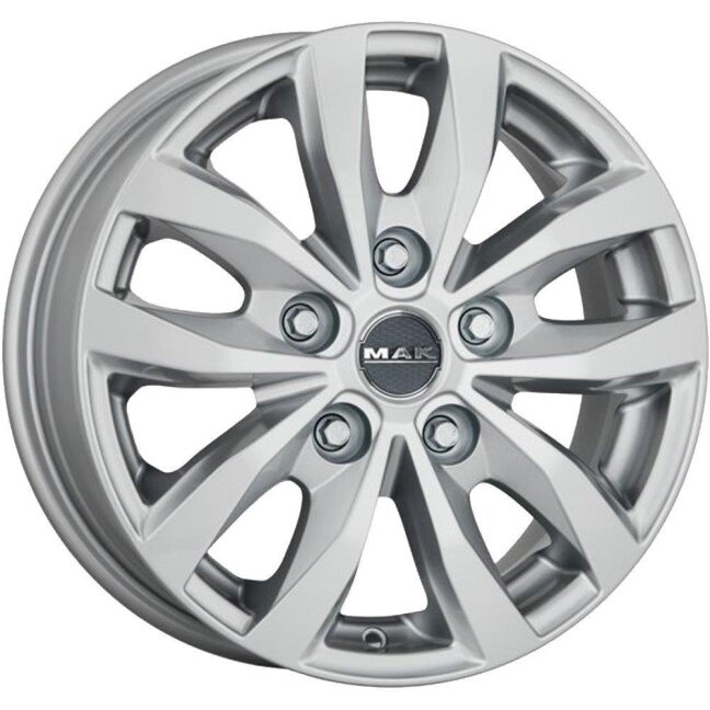 MAK Load 5 Silver 7x17 5x120 ET55 CB65,1 R14 1200 kg F70705DSI55IG3X MAK Load 5 Silver 7x17 5x120 ET55 CB65,1 R14 1200 kg F70705DSI55IG3X