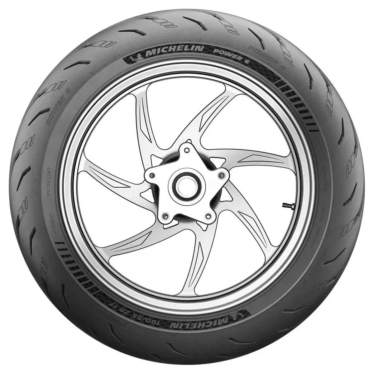 Michelin 120/70R17 58W M/C POWER 6 F TL 2 Michelin 120/70R17 58W M/C POWER 6 F TL 2