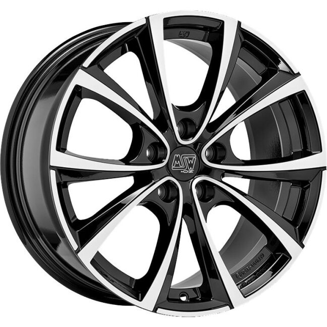 MSW 27T Gloss Black Full Polished 9,5x20 5x114.3 ET45 CB64,1 60° 850 kg W19400001T56 MSW 27T Gloss Black Full Polished 9,5x20 5x114.3 ET45 CB64,1 60° 850 kg W19400001T56