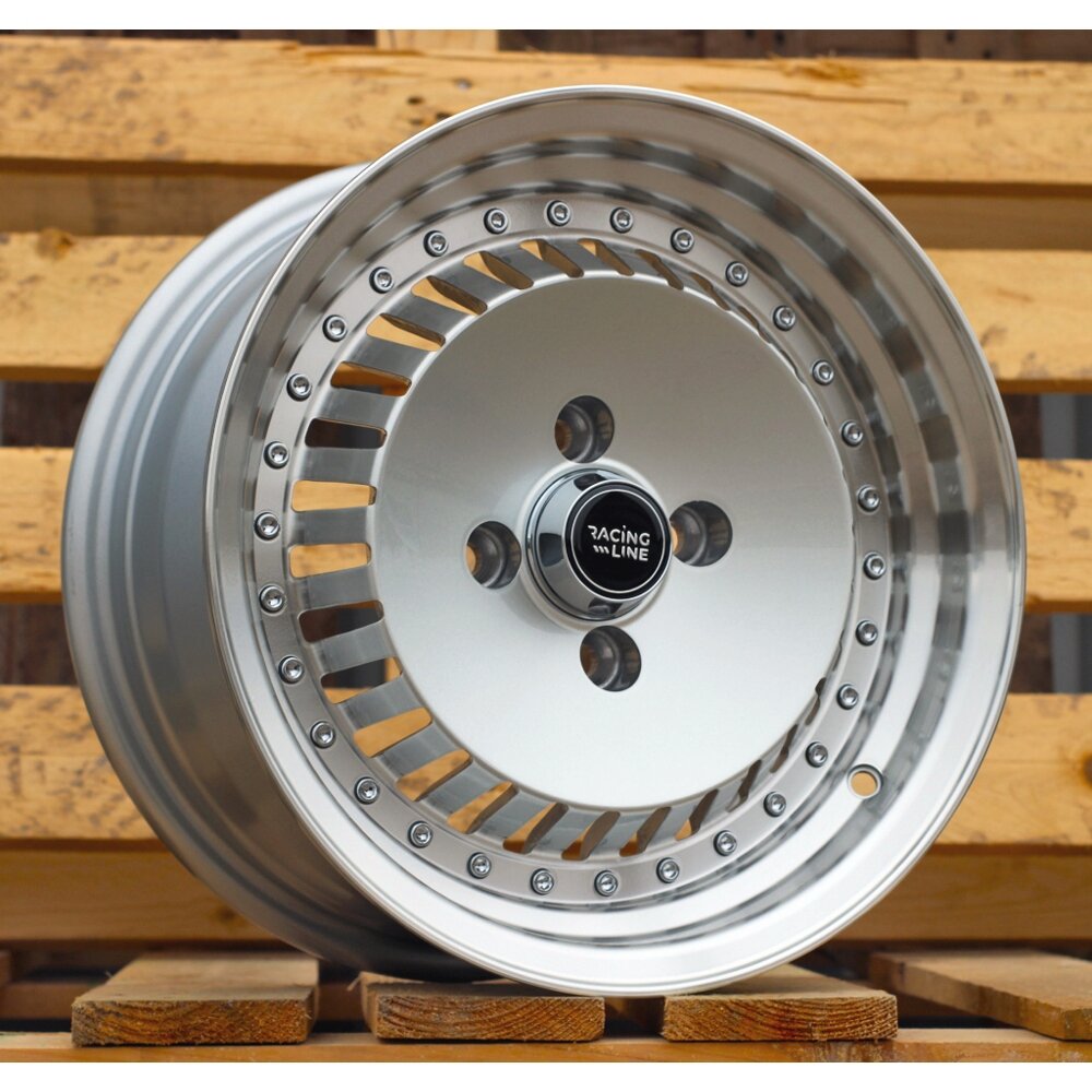R14x6.5 4X100 ET 20 67.1 L475 Silver+Polished Lip (SP) For RACIN (R) (RONAL Style) R14x6.5 4X100 ET 20 67.1 L475 Silver+Polished Lip (SP) For RACIN (R) (RONAL Style)