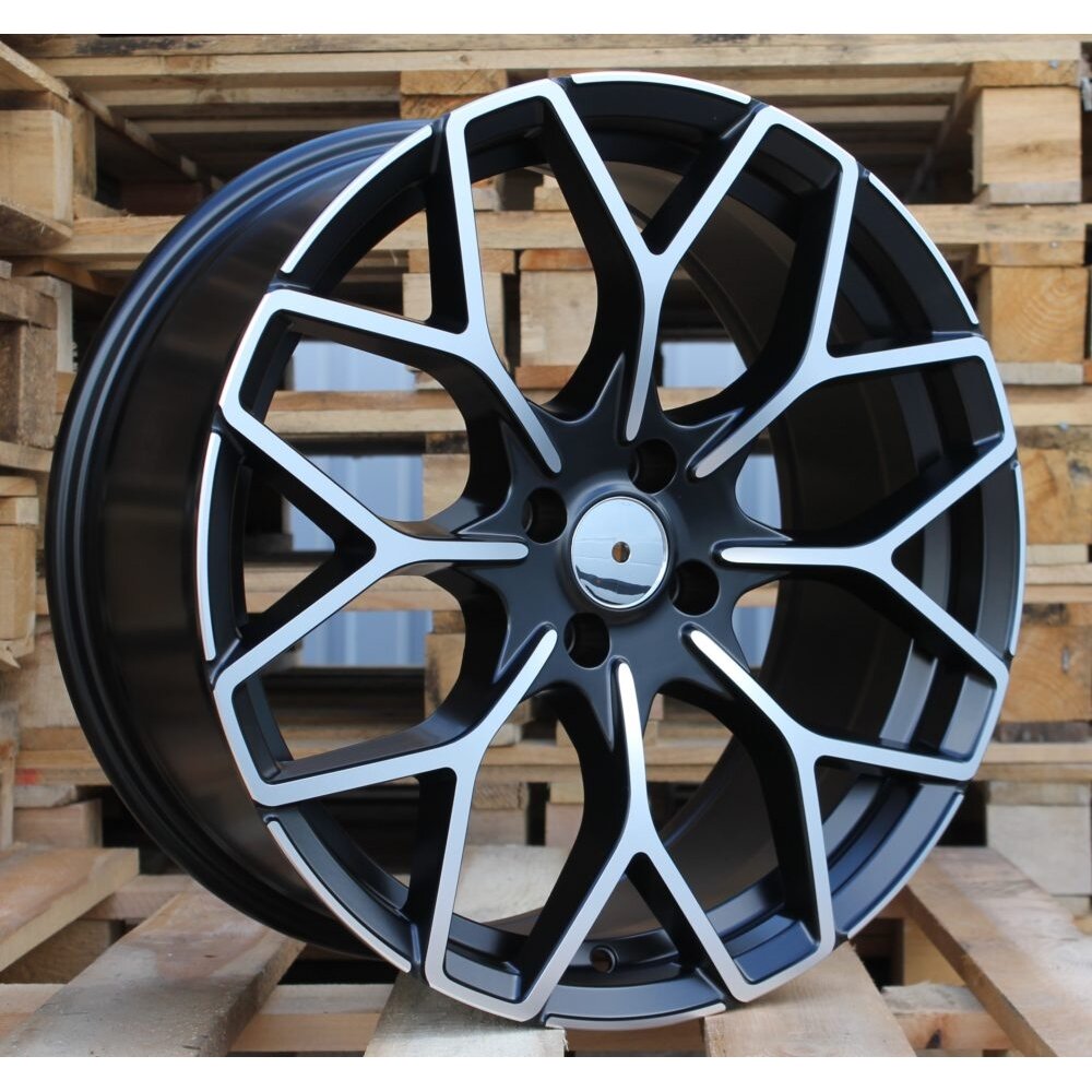 R17x7.5 3X112 ET 25 57.1 B1449 Black Polished Half Matt (MBHM) For SMART (Z3) (HAXER Front+Rear) R17x7.5 3X112 ET 25 57.1 B1449 Black Polished Half Matt (MBHM) For SMART (Z3) (HAXER Front+Rear)