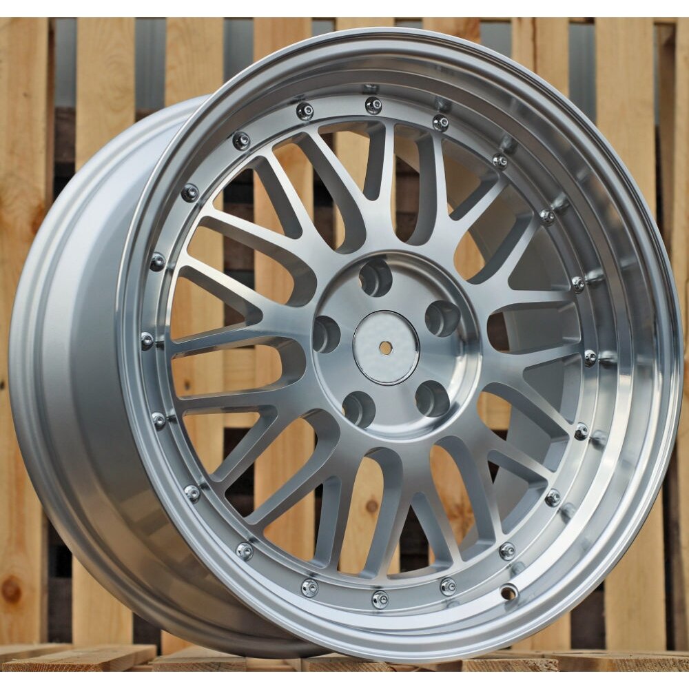 R17x7.5  5X120  ET  34  72.6  A1025  Polished Silver (MS)  For RACIN  (P)  (Style BBS)