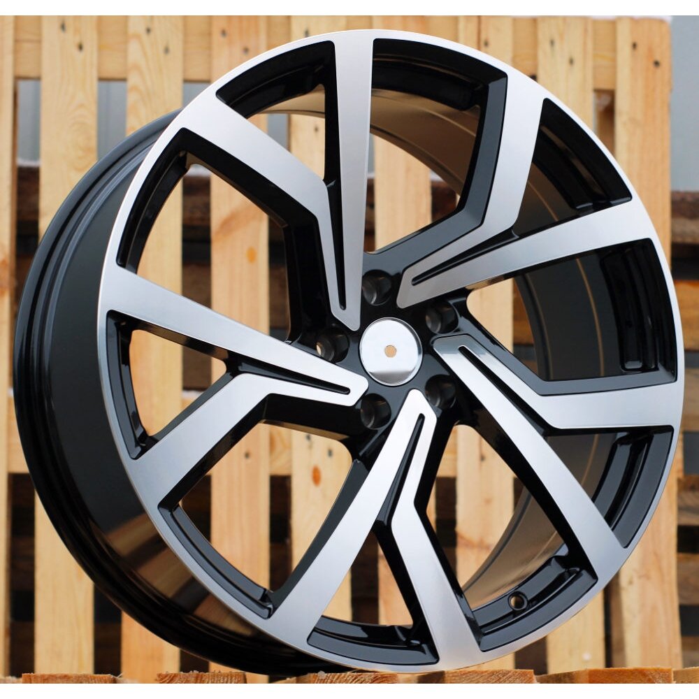 R19x7.5 5X112 ET 51 57.1 B1154 Black Polished+Powder Coating (MBPC) For VW (P+K3+A) R19x7.5 5X112 ET 51 57.1 B1154 Black Polished+Powder Coating (MBPC) For VW (P+K3+A)