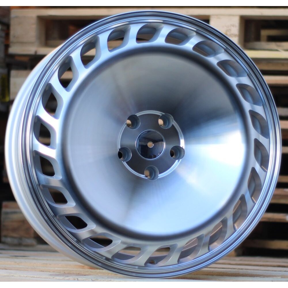 R19x8.5 5X112 ET 35 66.5 B1329 Polished Silver (MS) For RACIN (A) (STYLE RONAL) R19x8.5 5X112 ET 35 66.5 B1329 Polished Silver (MS) For RACIN (A) (STYLE RONAL)