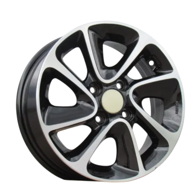 R14x5  4X100  ET  41  54.1  B5387  Black Polished (MB)  For HYUND  (D4)