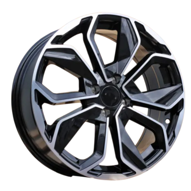 R14x5.5  4X100  ET  40  60.1  B5296  Black Polished (MB)  For RENAU  (R)