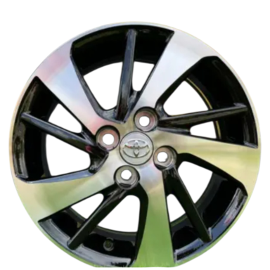R14x5.5 4X100 ET 45 54.1 F0458 (LU1543) Black Polished (MB) For TOYOT (R+Z5) R14x5.5 4X100 ET 45 54.1 F0458 (LU1543) Black Polished (MB) For TOYOT (R+Z5)