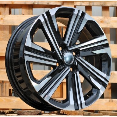 R15x5.5 4X100 ET 45 54.1 D1822 Black Polished (MB) For TOYOT (Z) R15x5.5 4X100 ET 45 54.1 D1822 Black Polished (MB) For TOYOT (Z)