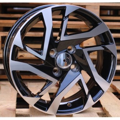 R15x6 4X100 ET 40 54.1 I5417 Black Polished (MB) For TOYOT (K7) R15x6 4X100 ET 40 54.1 I5417 Black Polished (MB) For TOYOT (K7)