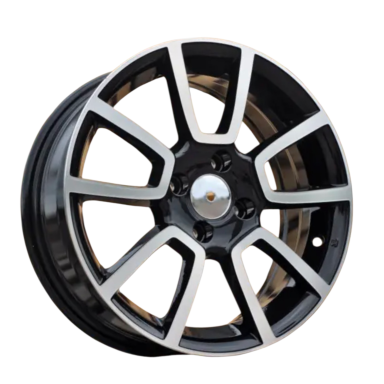 R15x6  4X98  ET  35  58.1  BK746  Black Polished (MB)  For FIAT  (R)