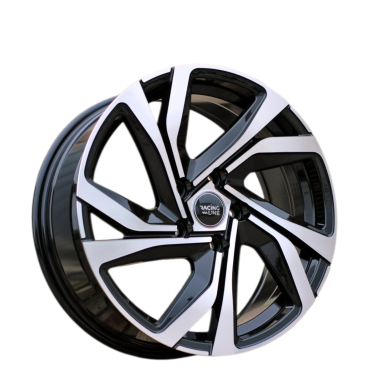 R15x6  5X114.3  ET  40  66.1  B5762  Black Polished (MB)  For RACIN  (D1)
