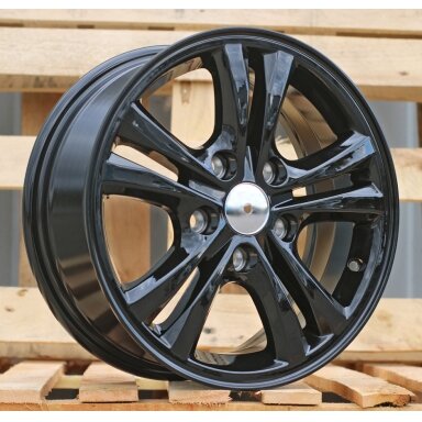 R15x6 5X114.3 ET 42 67.1 L1061 Black (BL) For RACIN (Z5) R15x6 5X114.3 ET 42 67.1 L1061 Black (BL) For RACIN (Z5)