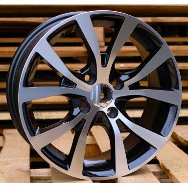 R15x6.5  4X100  ET  40  54.1  BK715  Black Polished (MB)  For HYUND  (R)