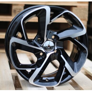 R15x6.5  4X108  ET  25  65.1  B5714  Black Polished (MB)  For CITRO  (R+L2)