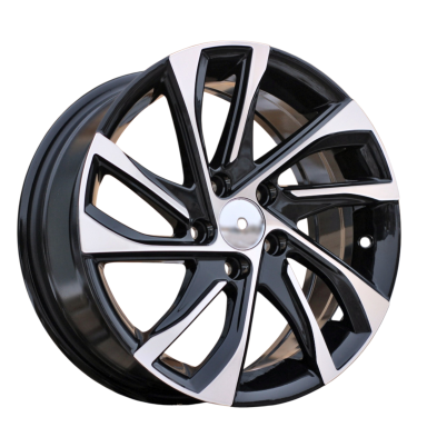 R15x6.5  5X98  ET  39  58.1  B1514  (B5760)  Black Polished (MB)  For FIAT  (R)
