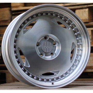 R15x8 4X100 ET 20 73.1 HX029 Polished Silver+Polished Lip (MSPL) For HAXER (K7) (Rear+Front) R15x8 4X100 ET 20 73.1 HX029 Polished Silver+Polished Lip (MSPL) For HAXER (K7) (Rear+Front)
