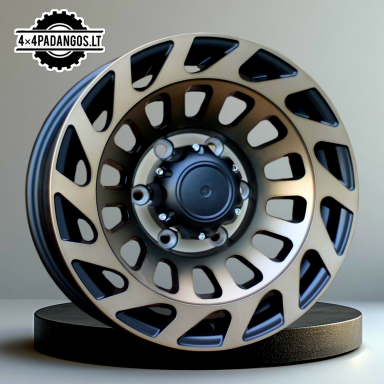 R15x8 6X139.7 ET M10 110.1 L2143 Black+Bronze Polish (BLBR) For 4X4 (P1) (4X4) R15x8 6X139.7 ET M10 110.1 L2143 Black+Bronze Polish (BLBR) For 4X4 (P1) (4X4)