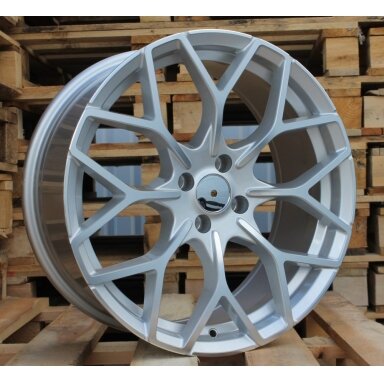 R16x5.5  3X112  ET  30  57.1  B1449  Polished Silver (MS)  For SMART  (P)  (HAXER Front+Rear)