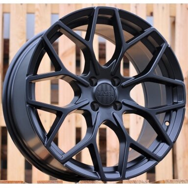 R16x5.5  4X100  ET  30  60.1  B1449  Black Half Matt (BLHM)  For SMART  (Z4)  (HAXER Front+Rear)