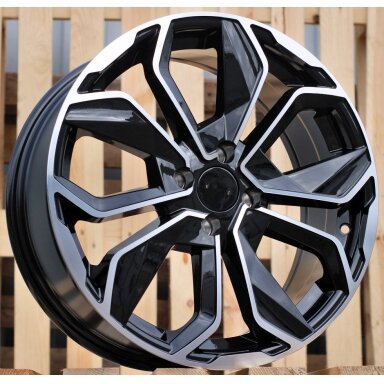 R16x6.5  4X100  ET  40  60.1  B5296  (BY1381)  Black Polished (MB)  For RENAU  (R+Z4)