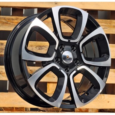 R16x6.5  5X108  ET  47  65.1  B5850  Black Polished (MB)  For CITRO  (P)