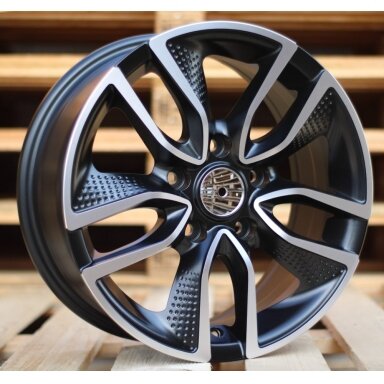 R16x6.5  5X112  ET  45  66.6  B5087  Black Polished Half Matt (MBHM)  For RACIN  (D5)