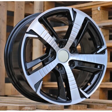 R16x7 5X108 ET 40 65.1 B5514 Black Polished (MB) For PEUG (R+K4) R16x7 5X108 ET 40 65.1 B5514 Black Polished (MB) For PEUG (R+K4)