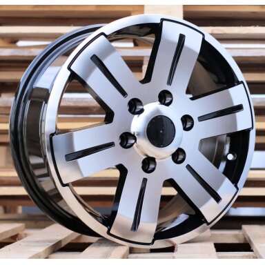 R16x7 6X130 ET 55 84.1 BK562 Black Polished (MB) For MER (D5+D3+R+P) ((max 1400kg)) R16x7 6X130 ET 55 84.1 BK562 Black Polished (MB) For MER (D5+D3+R+P) ((max 1400kg))