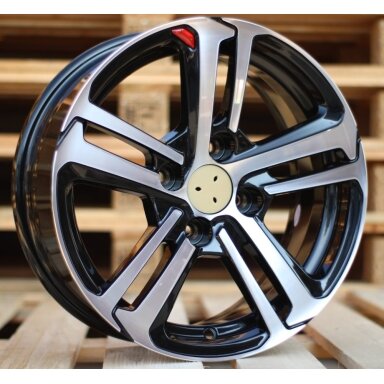R17x7  4X108  ET  25  65.1  A5017  Black Polished (MB)  For PEUG  (P)
