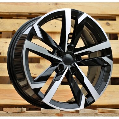 R17x7 5X112 ET 40 57.1 FBX254 Black Polished (MB) For SKODA (Z5) (HYBRID FORGED) R17x7 5X112 ET 40 57.1 FBX254 Black Polished (MB) For SKODA (Z5) (HYBRID FORGED)