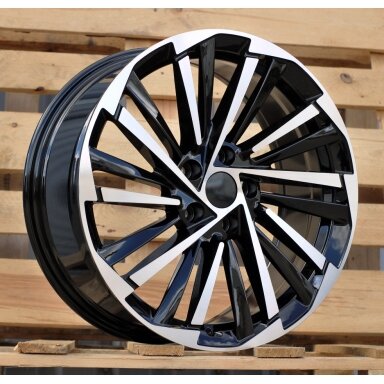 R17x7 5X112 ET 40 57.1 FBX261 Black Polished (MB) For SKODA (K8) (HYBRID FORGED) R17x7 5X112 ET 40 57.1 FBX261 Black Polished (MB) For SKODA (K8) (HYBRID FORGED)