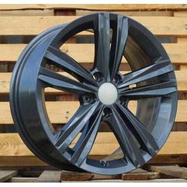 R17x7  5X112  ET  45  57.1  B5619  Gun Metal (GM)  For VW  (P)