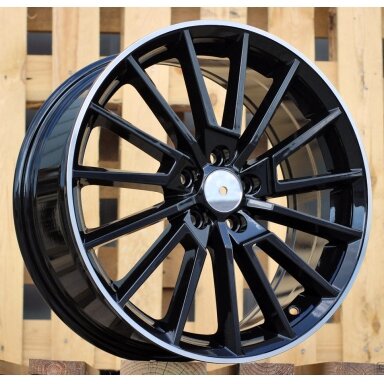 R17x7 5X112 ET 46 57.1 B5969 Black+Polished Lip (BLPL) For SKODA (D2+K4) R17x7 5X112 ET 46 57.1 B5969 Black+Polished Lip (BLPL) For SKODA (D2+K4)