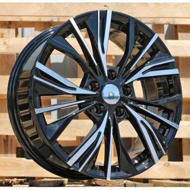 R17x7 5X114.3 ET 35 66.1 FE224 (QC1550) Black Polished (MB) For NISS (K7) (JUKE New Model) R17x7 5X114.3 ET 35 66.1 FE224 (QC1550) Black Polished (MB) For NISS (K7) (JUKE New Model)