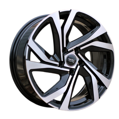 R17x7  5X114.3  ET  43  66.1  B5762  Black Polished (MB)  For RENAU  (K2+P)