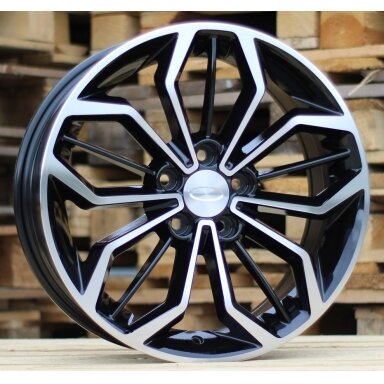 R17x7.5  5X108  ET  50  63.3  B5433  Black Polished (MB)  For FORD  (R+P)