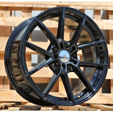 R17x7.5  5X112  ET  27  66.6  B5601  (D1740)  Black (BL)  For BMW  (Z1)