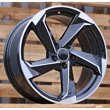 R17x7.5  5X112  ET  35  66.5  B5185  Black Polished (MB)  For AUD  (P)