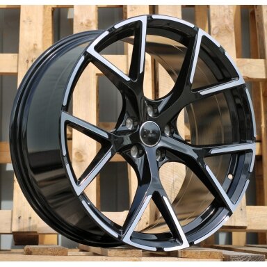 R17x7.5  5X112  ET  36  66.5  3S5997  Black Polished (MB)  For AUD  (P)  (HYBRID FORGED)